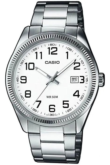 Кварцевые мужские наручные часы Casio Collection MTP-1302D-7B на металлическом браслете  #1