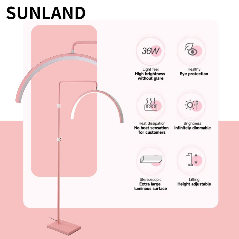 28-дюймовая розовая лампа для красоты, лампа для татуировки ресниц, U ...