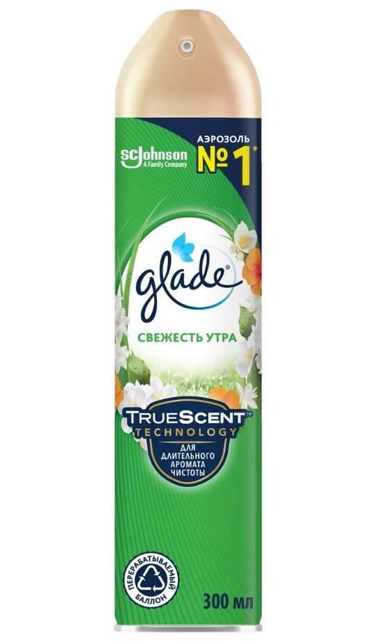 GLADE Освежитель воздуха Свежесть утра, 300мл #1