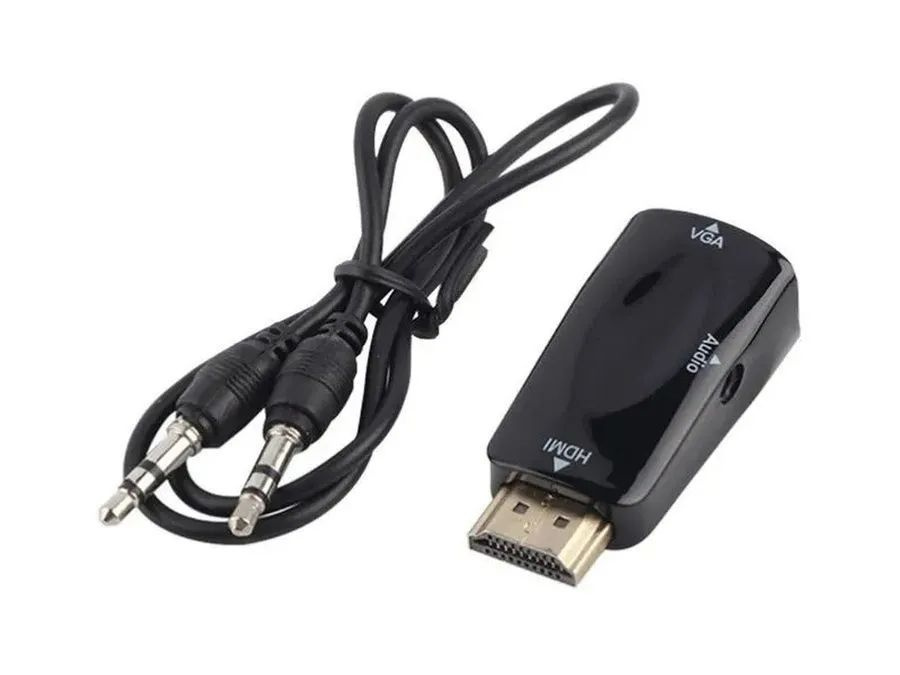 Преобразователь HDMI в VGA Черный