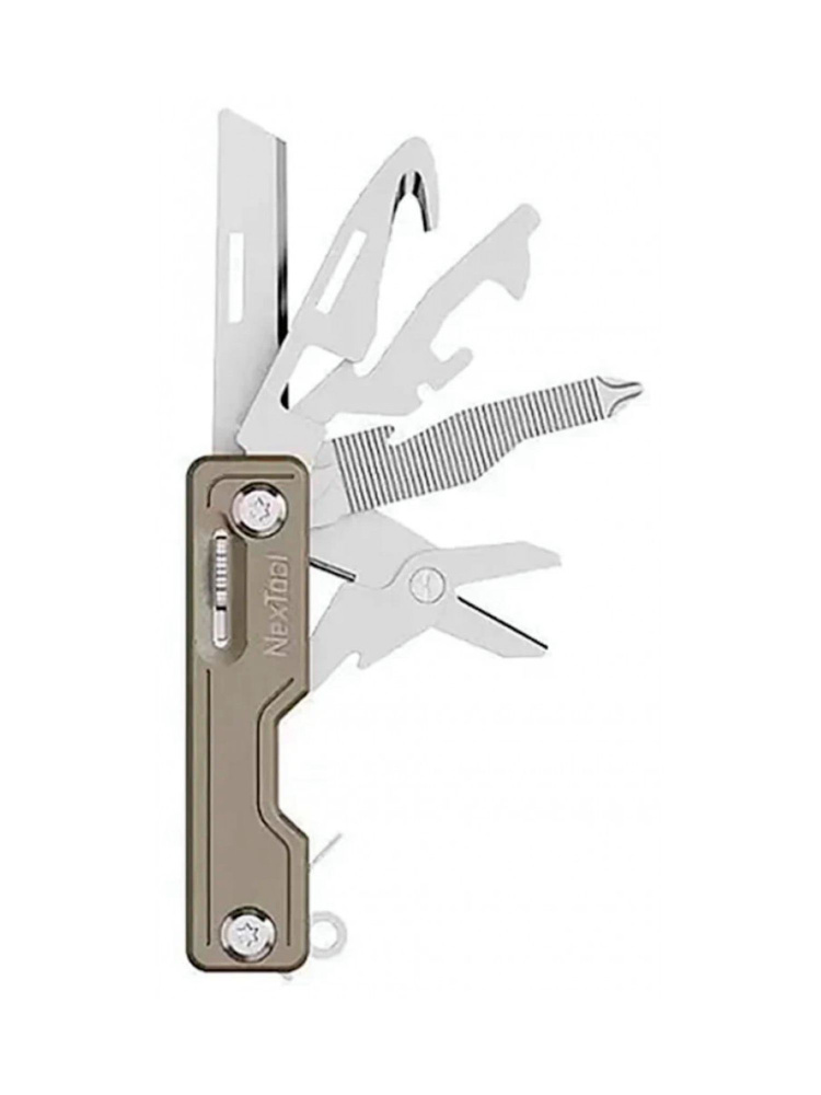 Мультиинструмент Nextool Multi Functional Knife Khaki #1