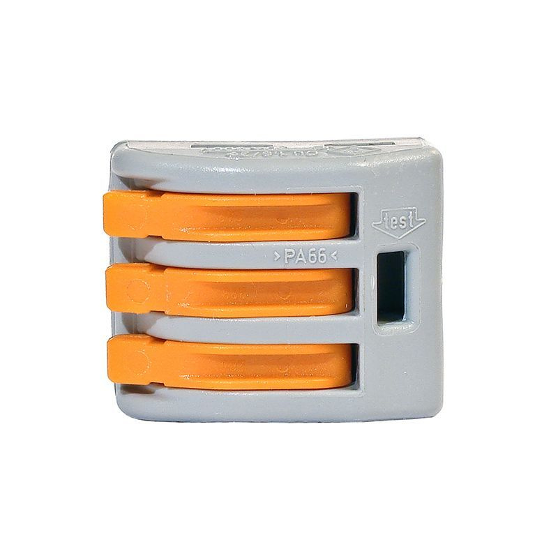 Соединительная клемма тип ВАГО (222-413) 3-х проводная, 100шт - купить ...