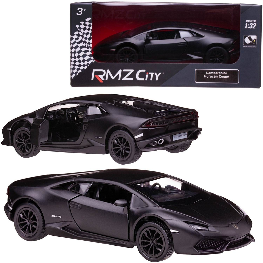 Машинка металлическая RMZ City Lamborghini Huracan LP610-4, инерционная,  масштаб 1:32 - купить с доставкой по выгодным ценам в интернет-магазине  OZON (1077498433)