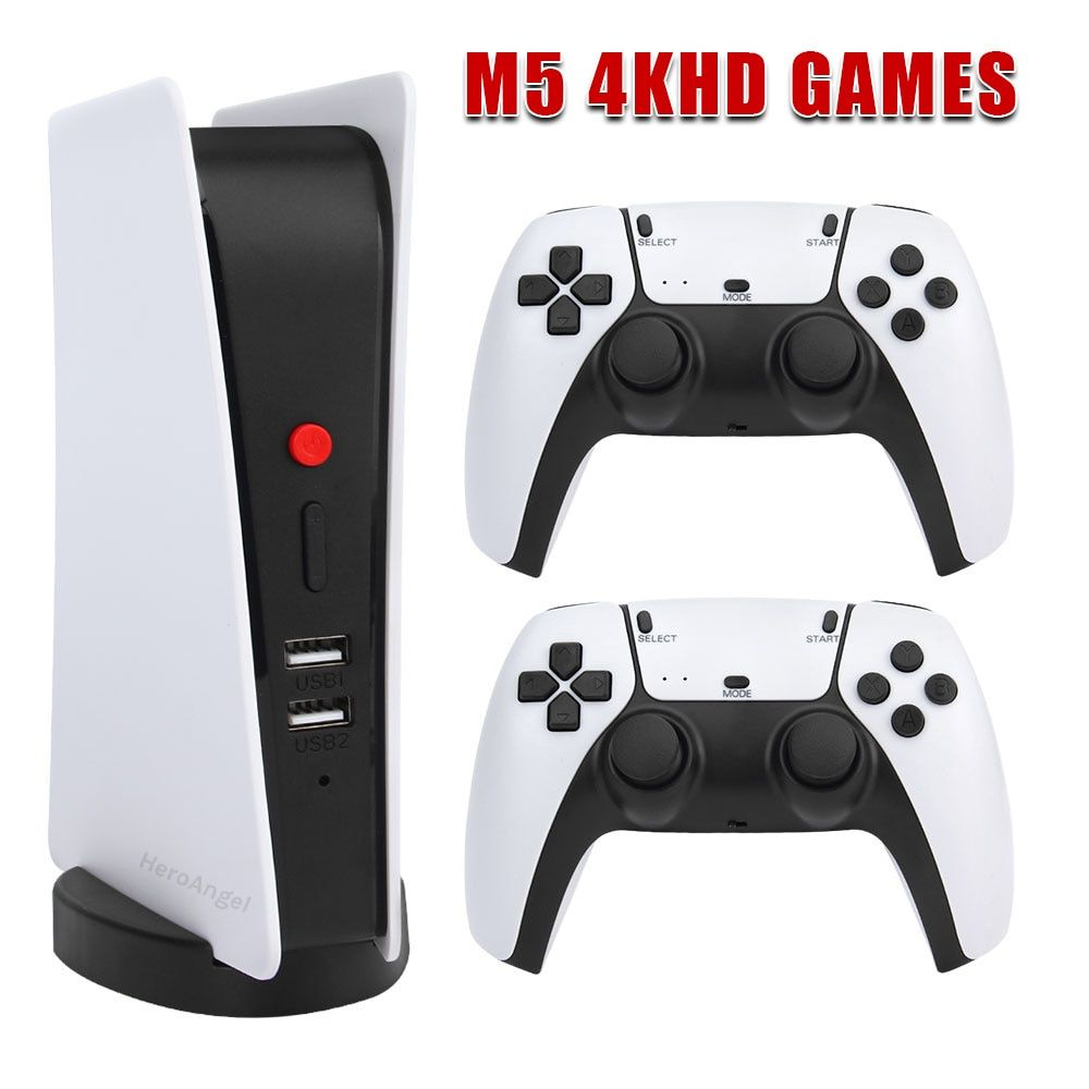 Игровая приставка беспроводная консоль Game Stick 4K HD, портативная. 2  джойстика.20000 ретро игр - купить с доставкой по выгодным ценам в  интернет-магазине OZON (1554653554)