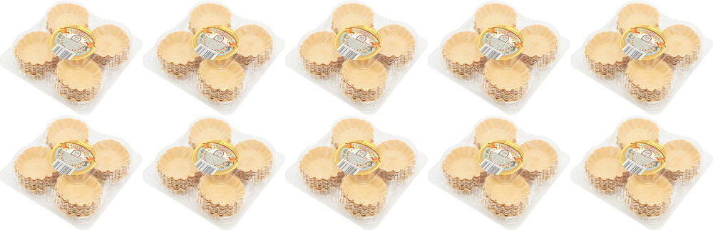 Тарталетки Валдайский жемчуг для салатов 4 г х 32 шт, комплект: 10 упаковок по 130 г  #1