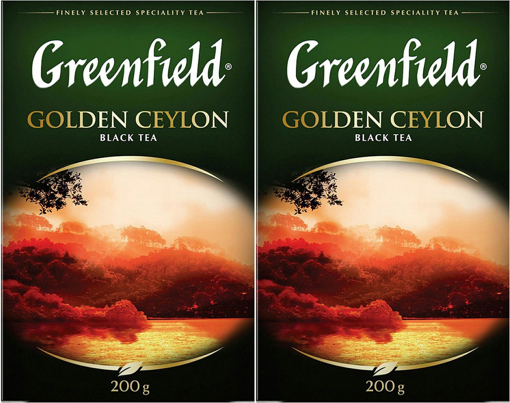 Чай черный Greenfield Golden Ceylon листовой, комплект: 2 упаковки по 200 г  #1