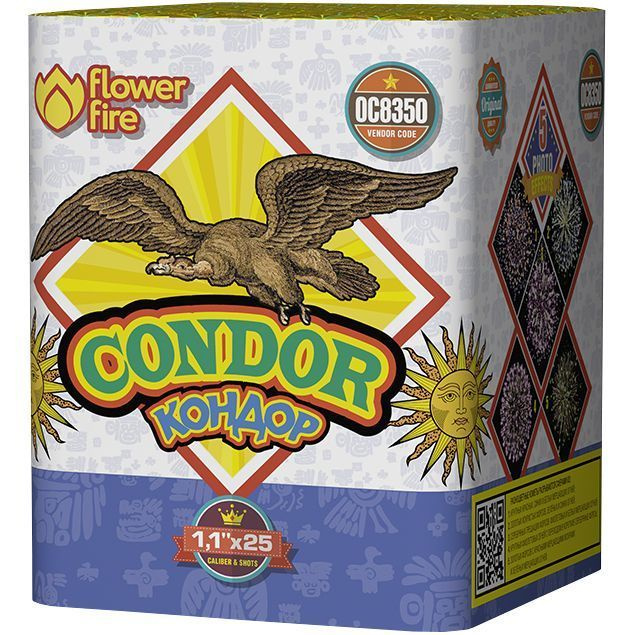 Фейерверк ОС8350 Кондор (1,1" х 25) купить c доставкой на OZON по ...