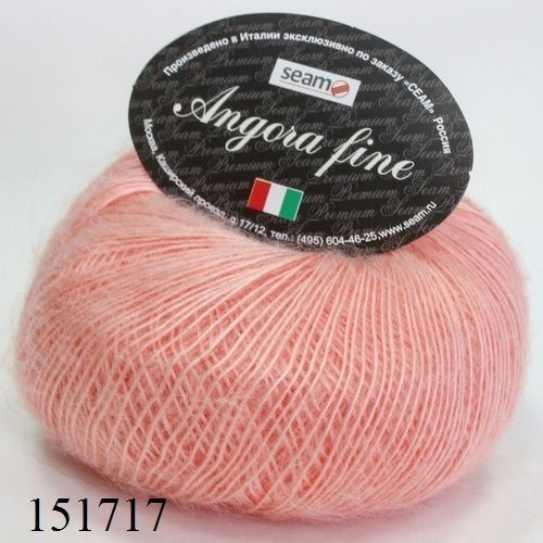 Пряжа Seam Angora fine 151717 Сеам Ангора фине, 50% мохер 50% нейлон, 50 г, 300 м, 1 моток  #1