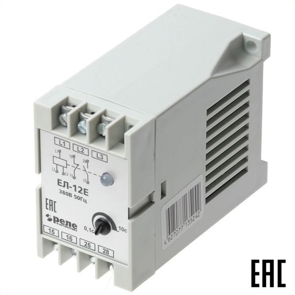 Реле контроля фаз ЕЛ-12Е 380В 5А 1з+1р (Реле и Автоматика) - купить по ...