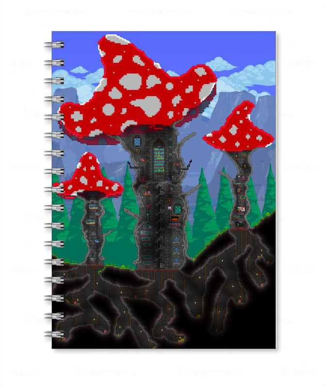 Тетрадь MIGOM А5 принт "Террария, Terraria" - 0001 - купить с доставкой ...