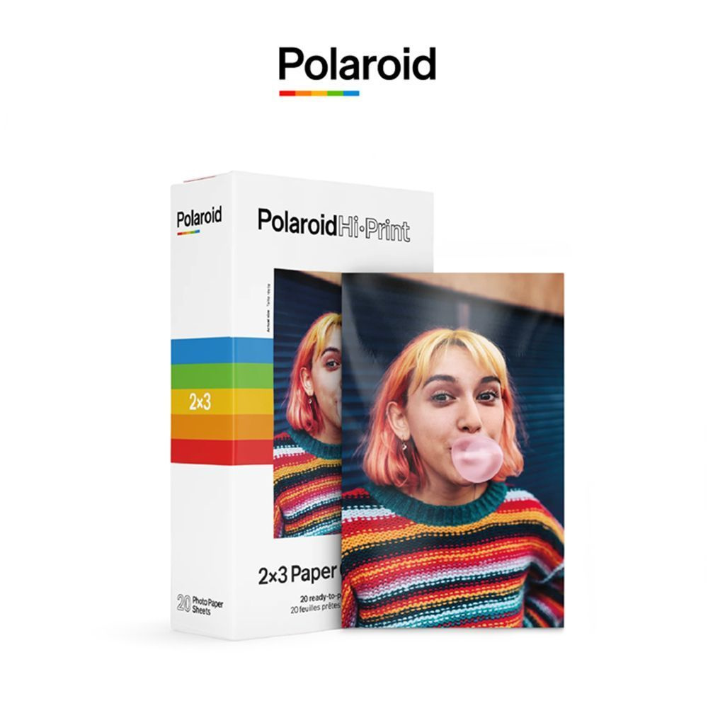 Polaroid Hi-Print 2 x 3", фотобумага, цветная бумага для печати по технологии термосублимации / 20шт #1