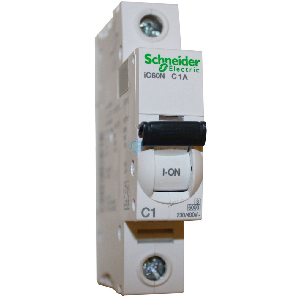 Купить Schneider Electric Acti 9 iC60N Автоматический выключатель 1P 1A ...