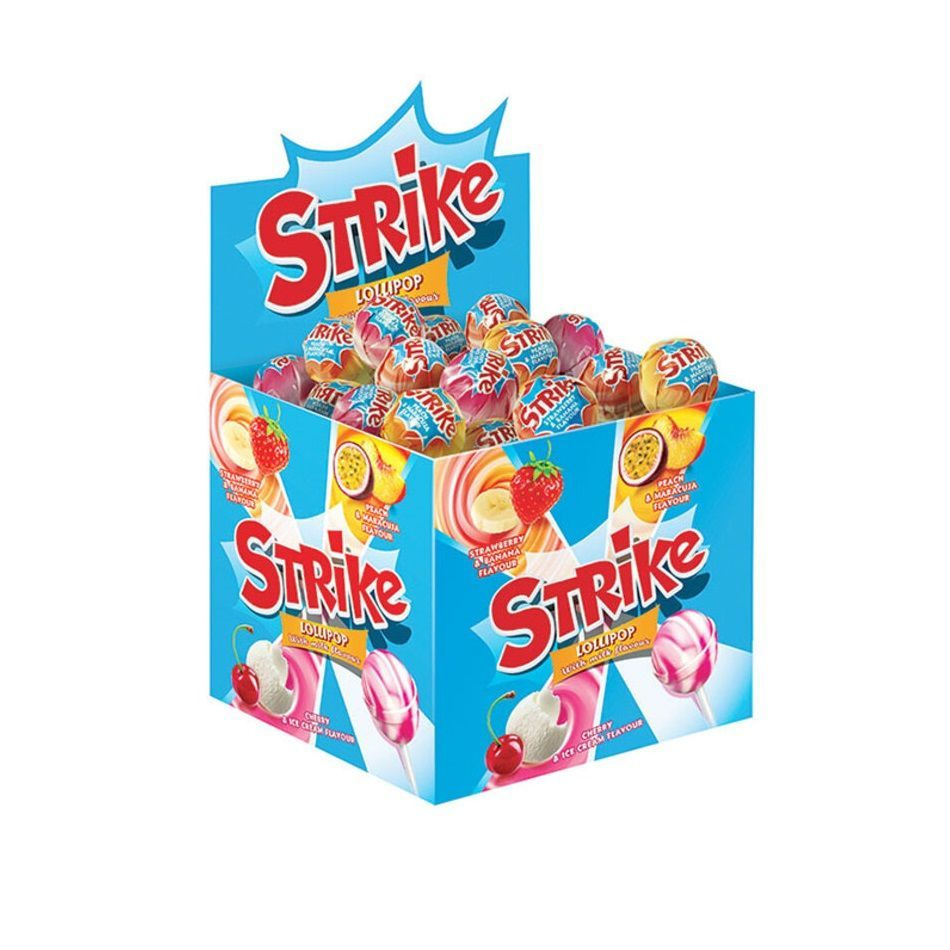 Конфеты Strike "Карамель на палочке", с молочным вкусом 11,3 г  #1