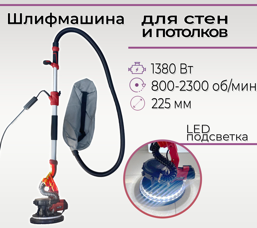 Шлифмашина эксцентриковая DWS-1300b - купить по низким ценам в  интернет-магазине OZON (817251478)