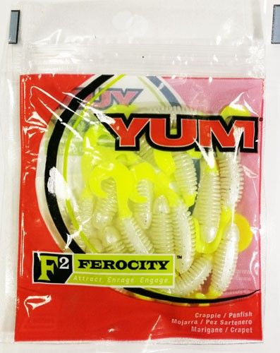 Мягкая приманка YUM Wooly Curltail 1.5 (уп. 15 шт.) YUMWCT1309 LIMESICLE #1