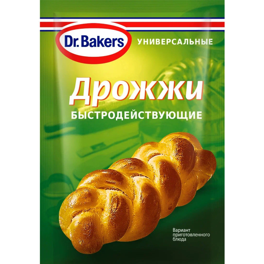 Дрожжи Dr.Bakers сухие мгновеннодействующие, 7 г