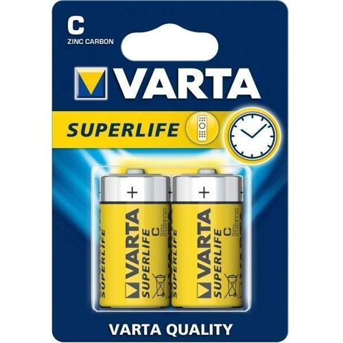 Батарейка C солевая Varta Super Heavy Duty R14 в блистере 2шт. #1