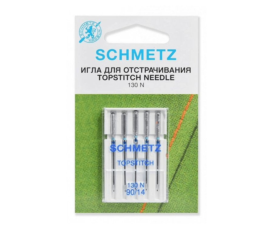 Иглы Топ Стич SCHMETZ 130/705H № 90, 5 шт. #1