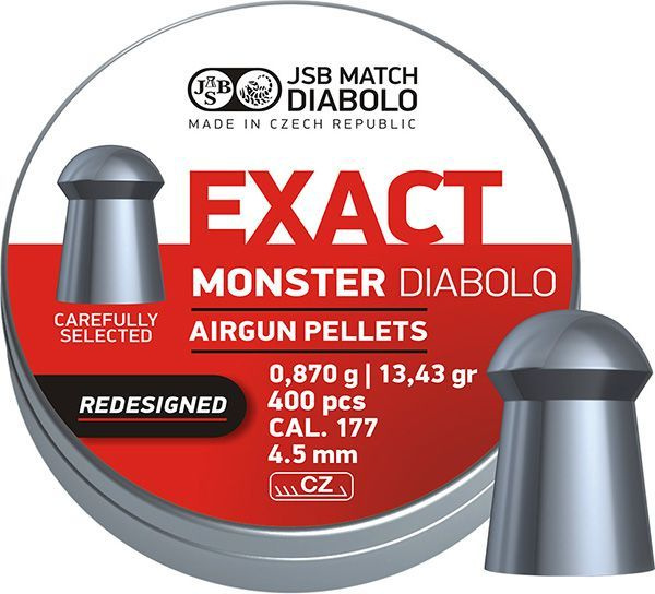 Пули JSB Exact Monster Redesigned 4.52 мм, 0.870 гр. (400 шт.) #1