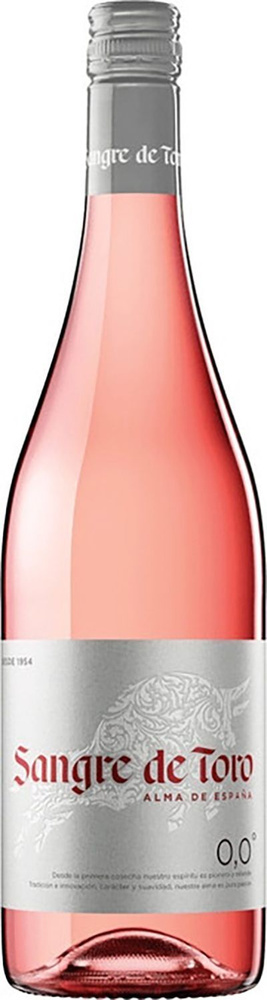 Вино безалкогольное Sangre de Toro розовое полусладкое, 750мл. Испания  #1