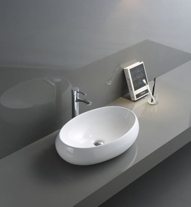 Раковина для ванной накладная овальная купить на OZON по низкой цене