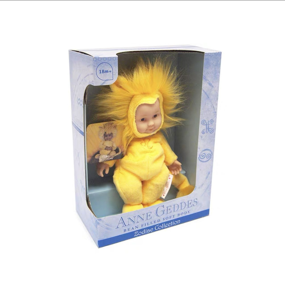 Anne Geddes Энн Геддес спит с малышом, милым малышом, куклой