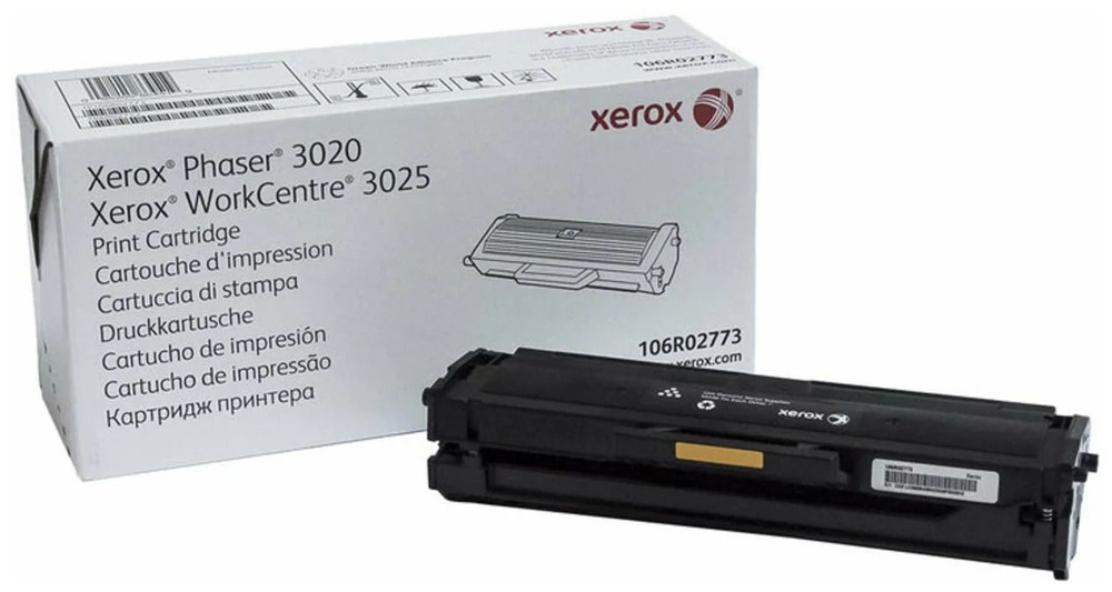 Картридж 106R02773 для Xerox Phaser 3020, WorkCentre 3025, 3025bi #1
