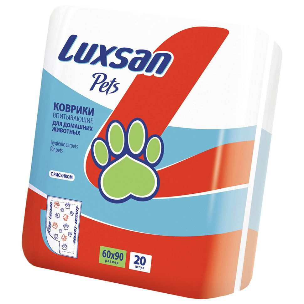 Luxsan Premium коврики впитывающие для животных, 60х90, 20 шт #1