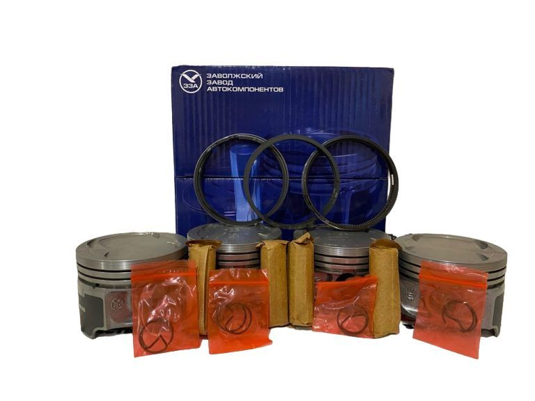 Поршни (компл.) 95,5 ЗМЗ 405 (группа Д) с пальцем с порш.кольцами Molykote (ООО "ЗЗА") (405.1004018(Д)