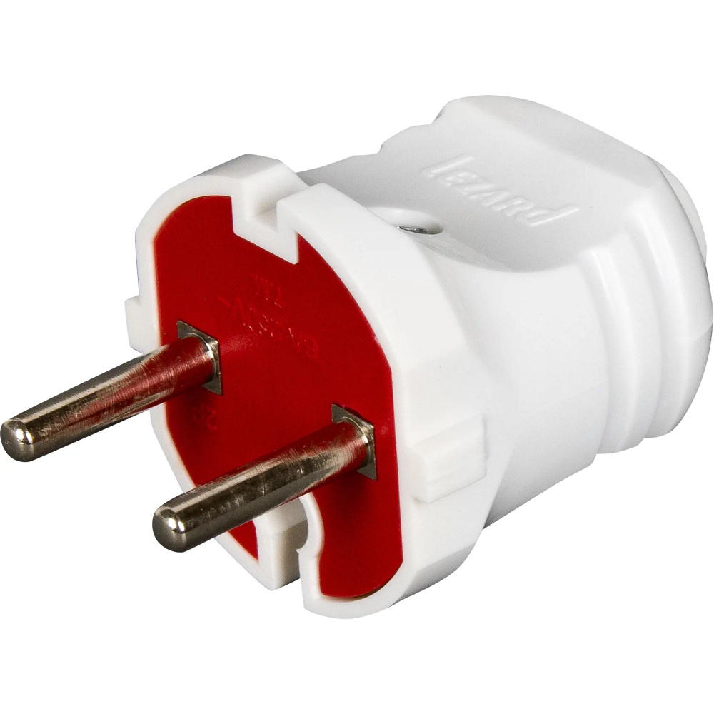 Вилка без заземления цвет белый - купить с доставкой по выгодным ценам ...