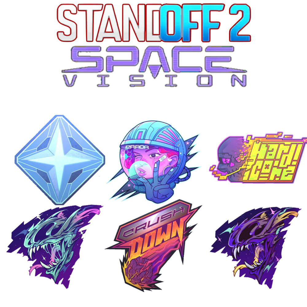наклейки Standoff 2 Space Vision #2 #1
