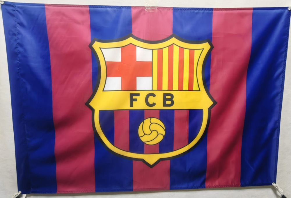Флаг ФК Барселона 135х90см. - купить с доставкой по выгодным ценам в интернет-магазине OZON (374512230)