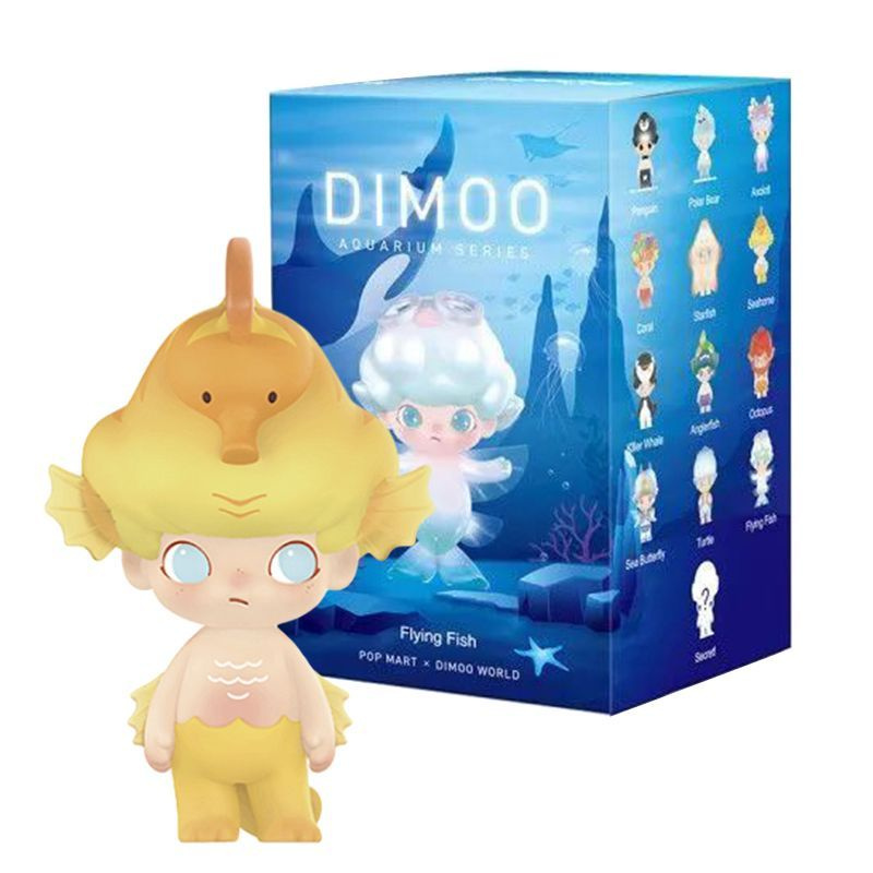 Pop Mart - DIMOO Flying fish Blind Box Collection с12 уникальными ...