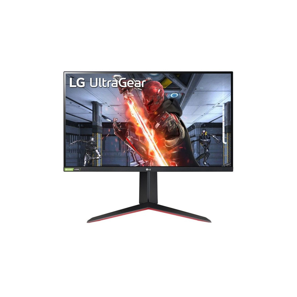 LG 27" Монитор 27GN65R-B, черный, красный #1