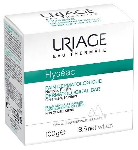 URIAGE, Hyseac дерматологическое мыло брусок 100 гр #1