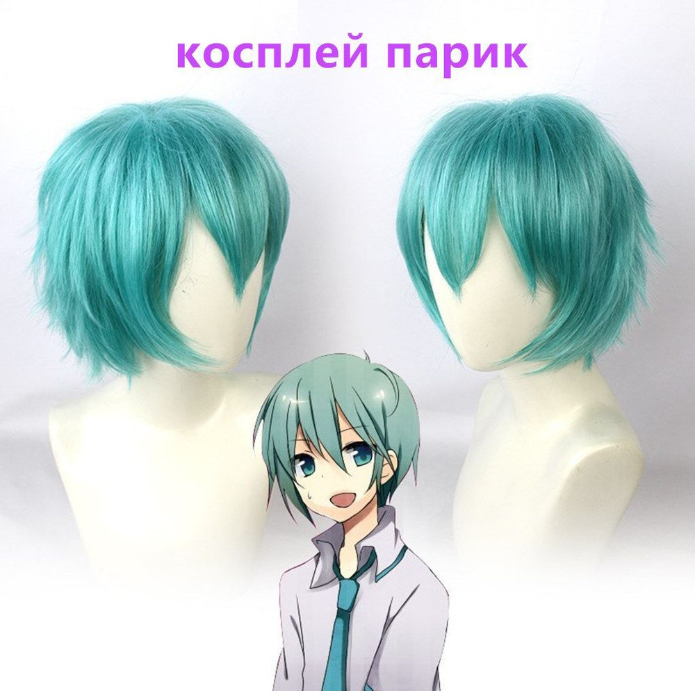 Anime Manga Game Hatsune Miku Halloween Carnival Party Cosplay Wig  мультфильм аниме косплей парик - купить по доступным ценам в  интернет-магазине OZON (1224497664)