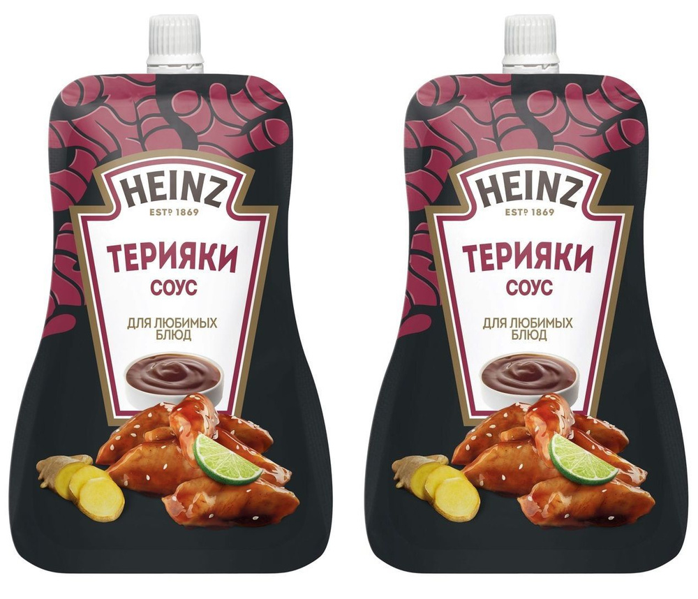 Соус Heinz Терияки, 200 г, 2 шт - купить с доставкой по выгодным ценам ...