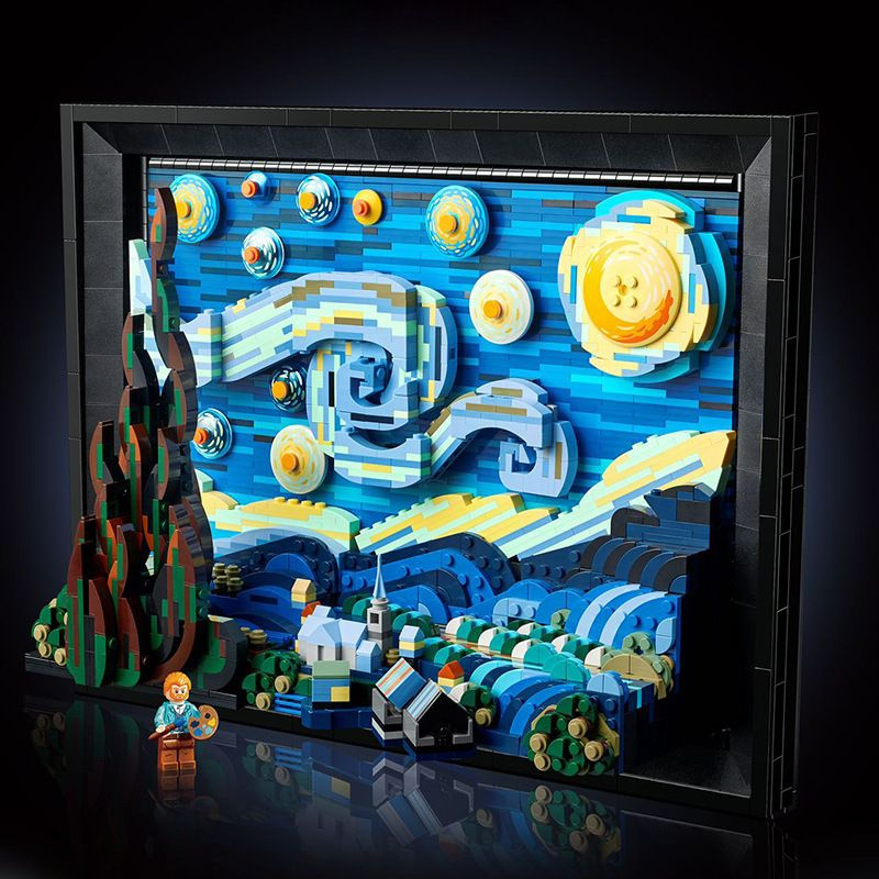 Конструктор Идеи Ideas Винсент Ван Гог Звездная ночь 2316д - купить с ...