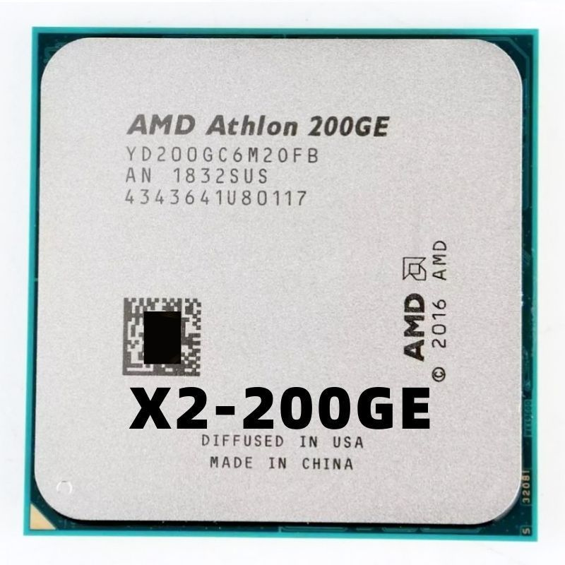 Процессор AMD AMD X2 200GE Athlon, OEM (без кулера), 2 яд., 3.2 ГГц ...