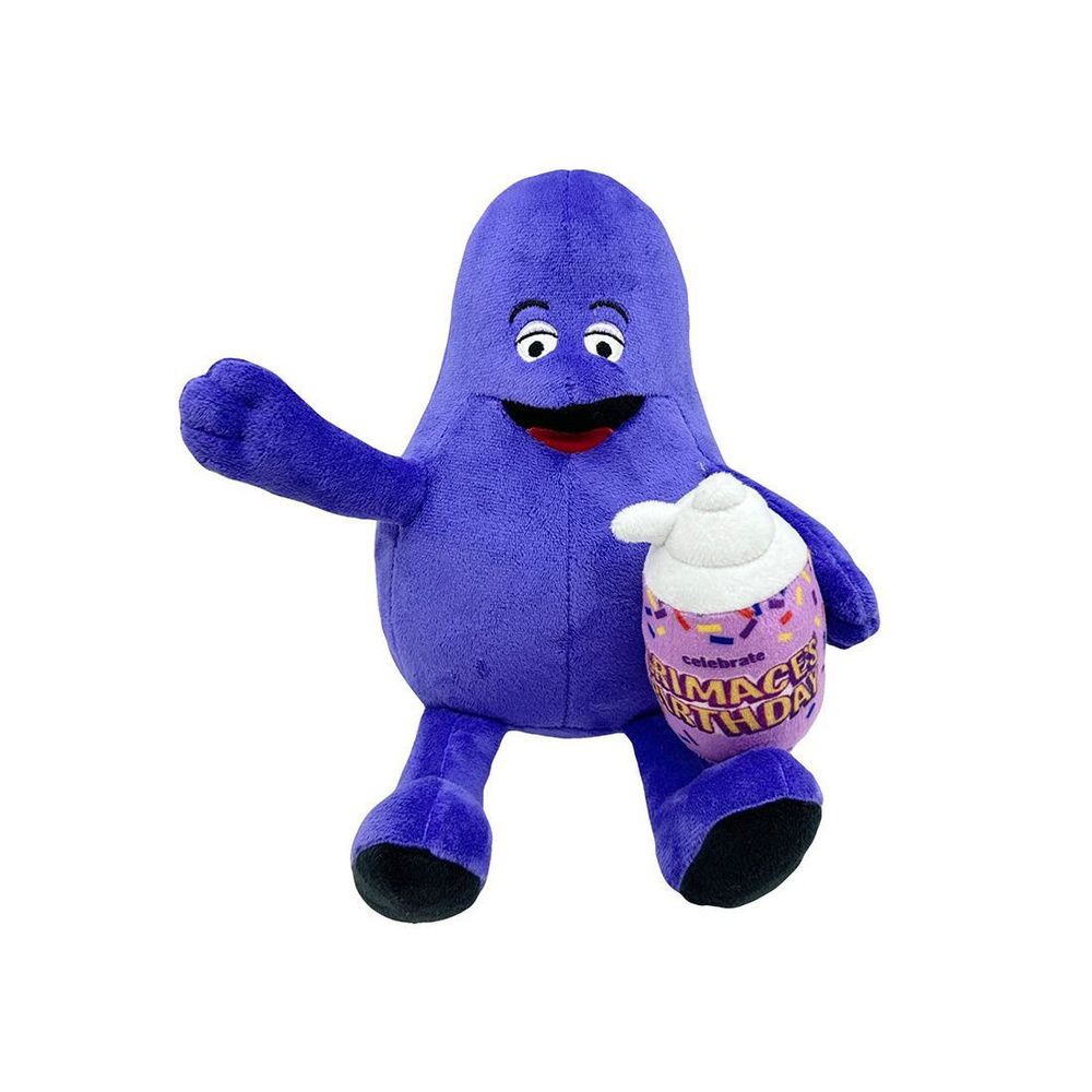 Мягкая игрушка ,Гримас шейк в желтой шляпе ,GRIMACE Shake Yellow Hat,22 ...