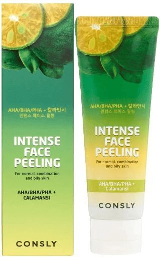 Consly Гель для лица Отшелушивающий для интенсивного очищения Intense Face Peeling with Calamansi and #1