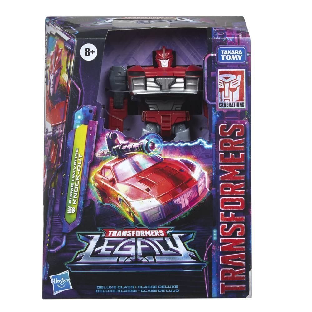 Трансформеры игрушки Hasbro Transformers Generations Legacy Deluxe Class Prime Universe Knock-Out (14cm) #1