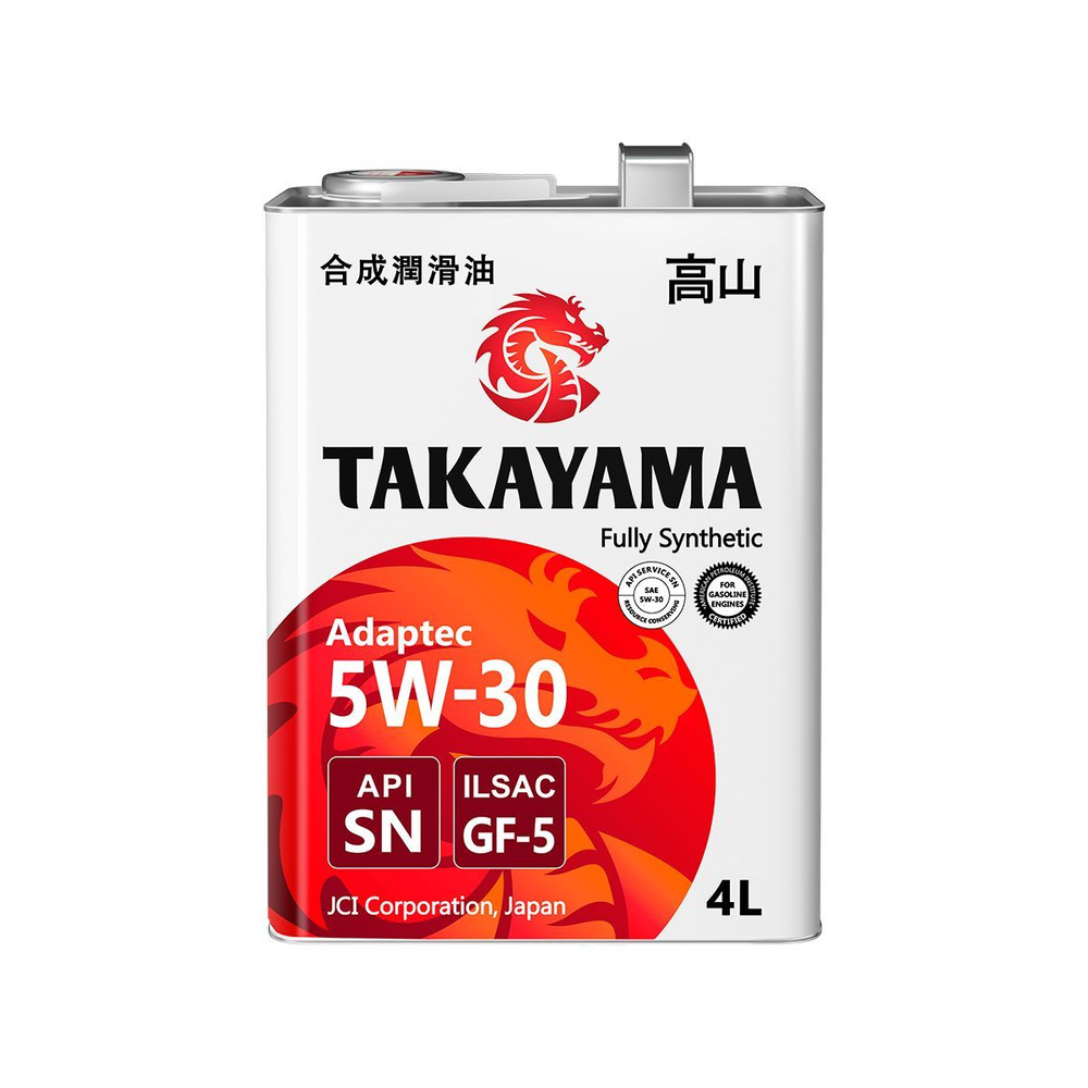 TAKAYAMA Adaptec 5W-30 Масло моторное, Синтетическое, 4 л #1