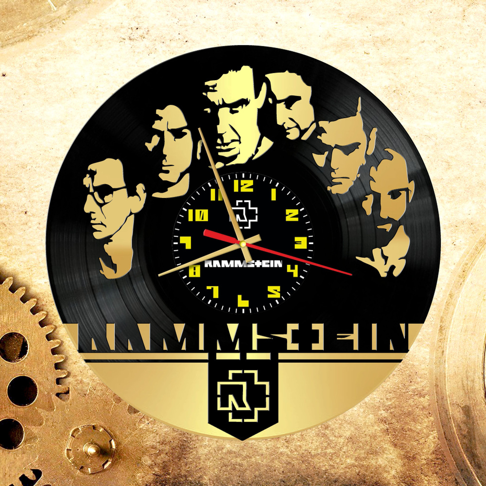 Настенные часы "Группа Rammstein, Рамштайн, Till Lindemann", 30 см #1