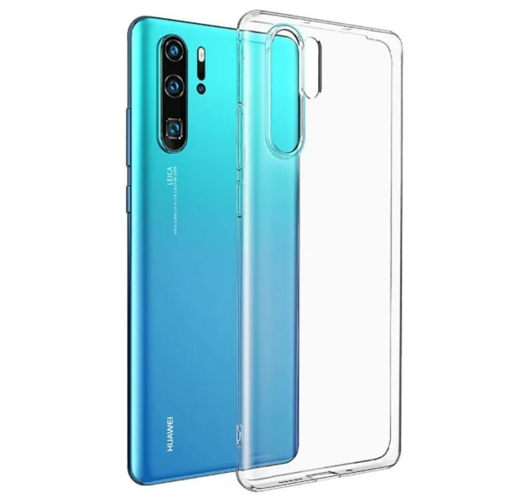 Силиконовый чехол для Huawei P30 Pro, хуваей п30 про прозрачный - купить с  доставкой по выгодным ценам в интернет-магазине OZON (1169831798)