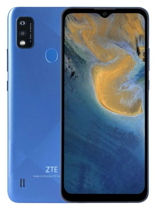 ZTE Смартфон 6,52" Blade A51 64 ГБ (Blade A51) синий - 8 x 1,6 ГГц, 3 ГБ, 2 SIM, IPS, 1600x720, 13 М #1