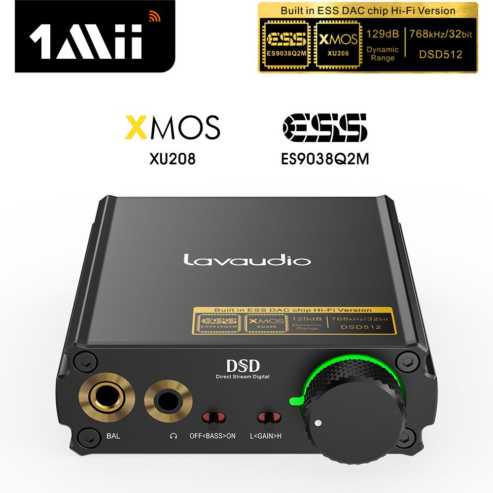 1Mii DS400 DAC Портативный усилитель для наушников для Android iOS ...