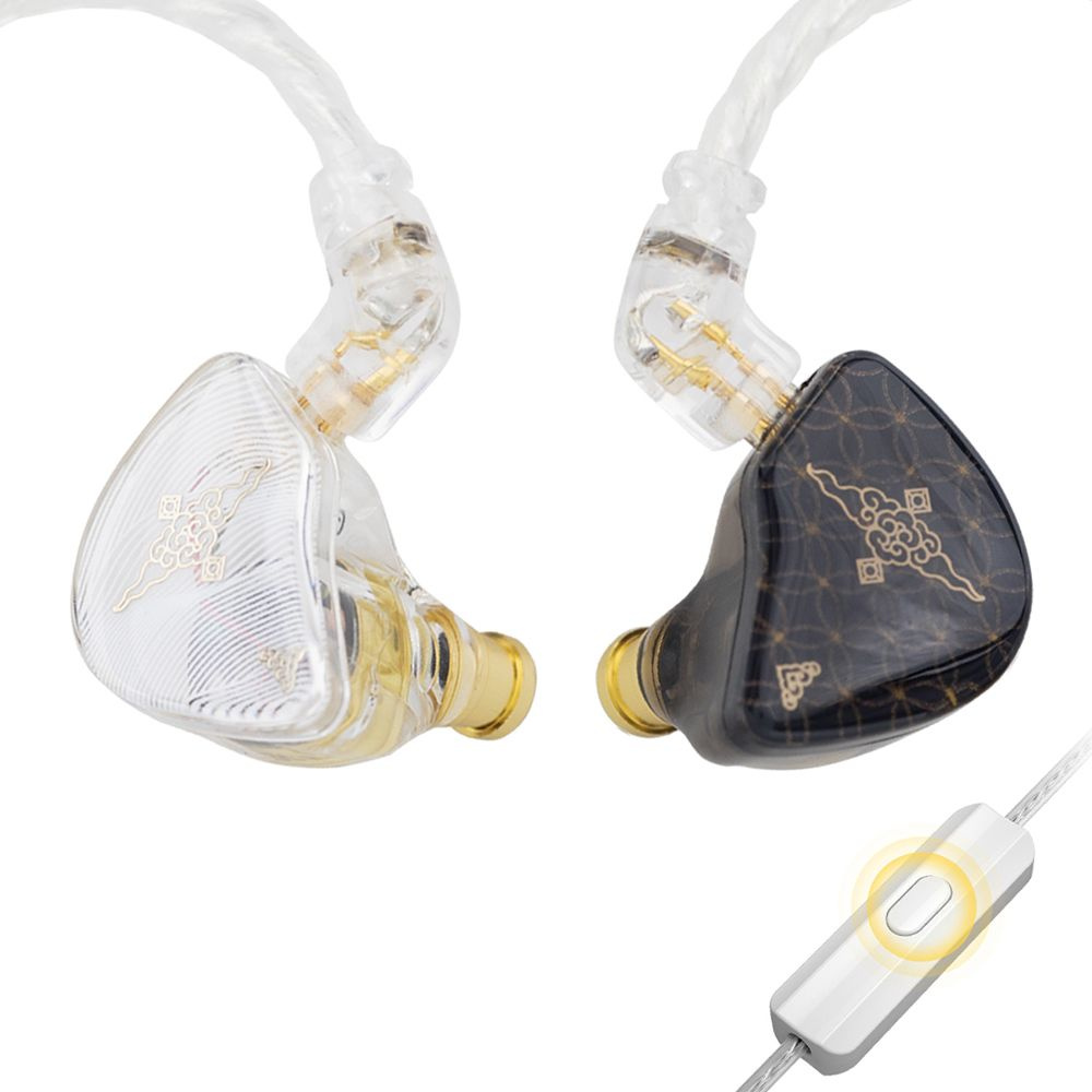 Наушники TANGZU WAN ER SG, наушники HIFI Music Audiophile IEM, наушники с  динамическим драйвером 10мм, проводная гарнитура для спортивных игр с ...