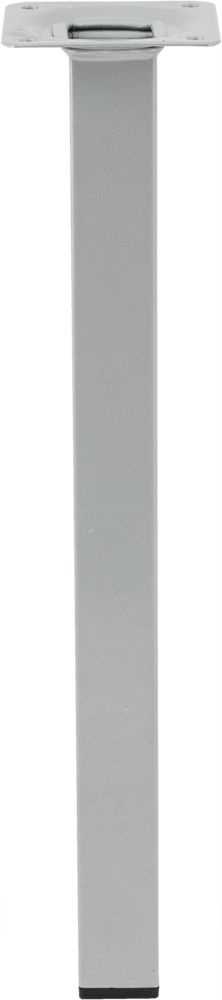 Ножка квадратная 300х25 мм сталь максимальная нагрузка 50 кг цвет серый  #1