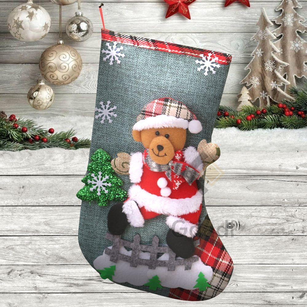 Носочек с Дедом Морозом, набор для вышивания